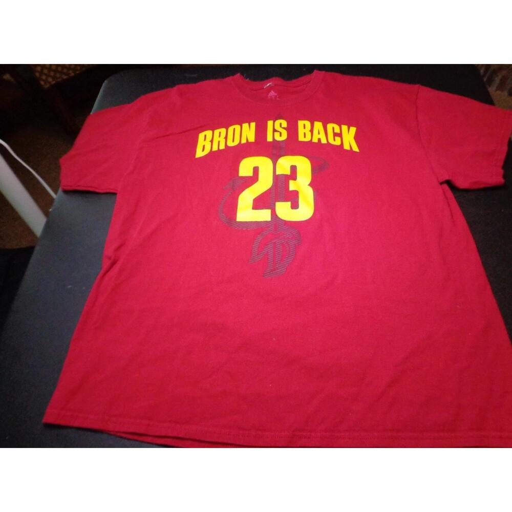 Bron Is Back Lebron James T-Shirt Cleveland Cavaliers Basketball  E5